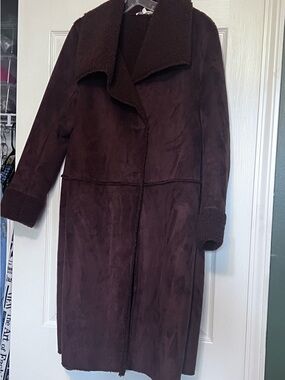 Women’s Solitaire Brown Faux Shearling Jacket